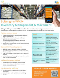 WMS+ Inventory Management & Movement